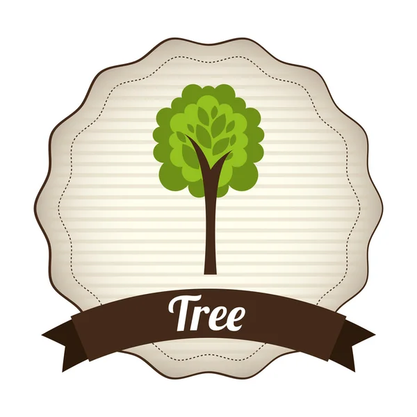 Diseño del árbol — Vector de stock