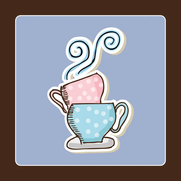 Diseño de café — Vector de stock