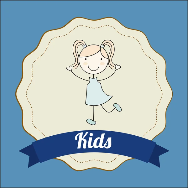 Diseño infantil — Vector de stock