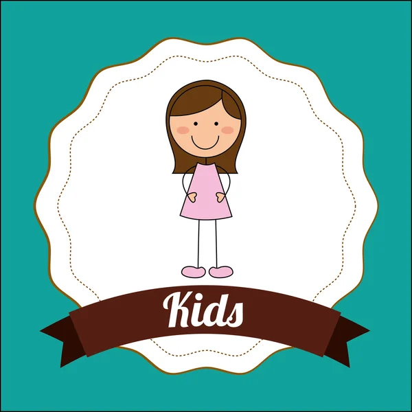 Kinderen ontwerp — Stockvector