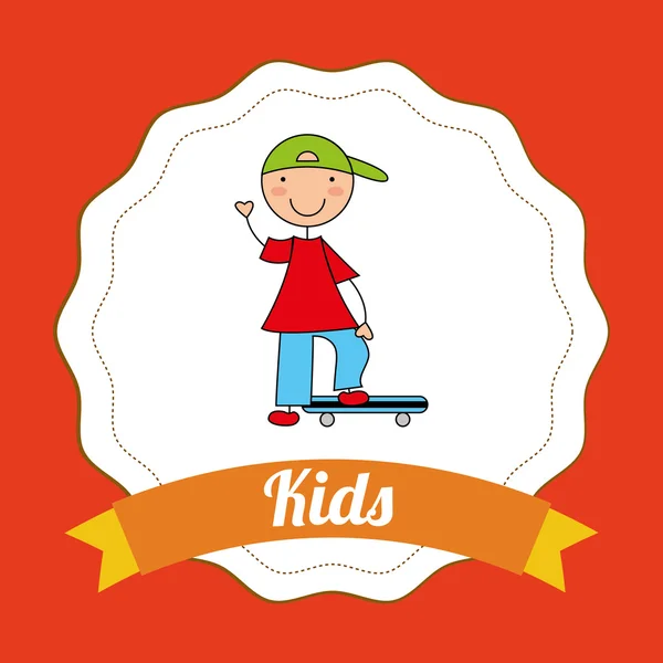 Diseño infantil — Vector de stock