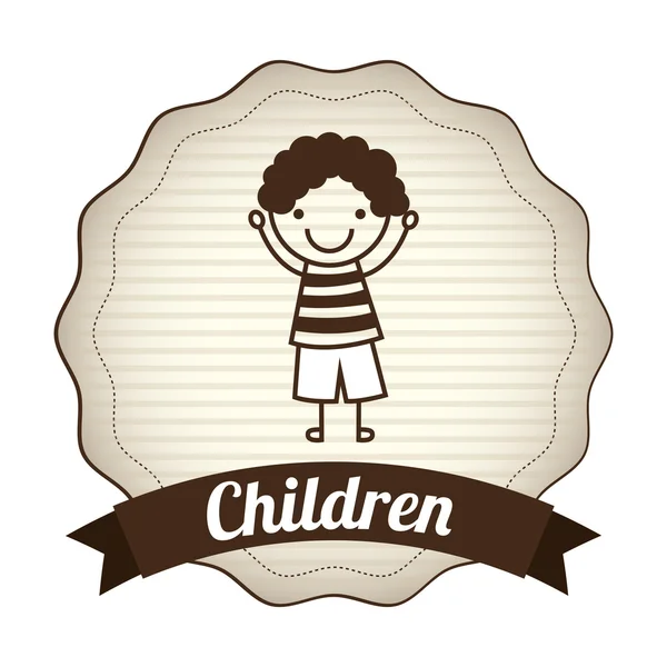 Diseño infantil — Vector de stock