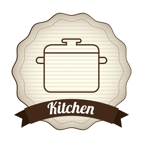 Kitchen design — Stock Vector