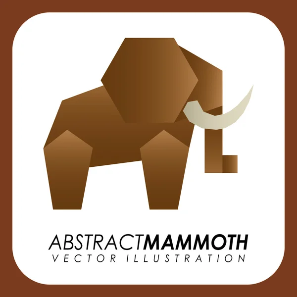 Abstracte dierlijke ontwerp — Stockvector