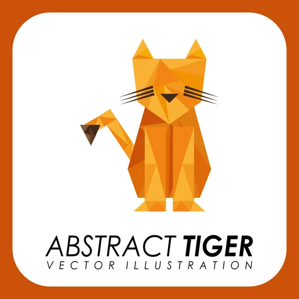 Абстрактная животная конструкция — стоковый вектор