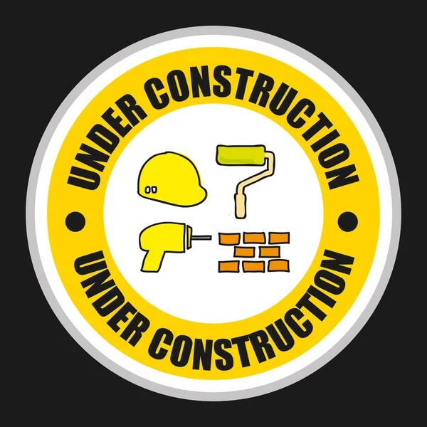 Diseño de construcción — Vector de stock