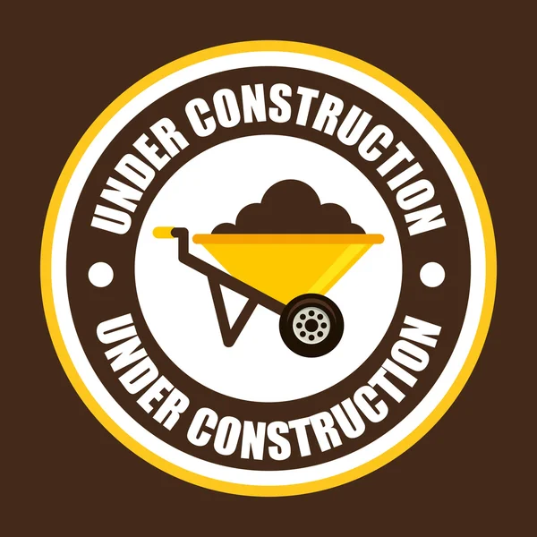 Construction design — Stock Vector