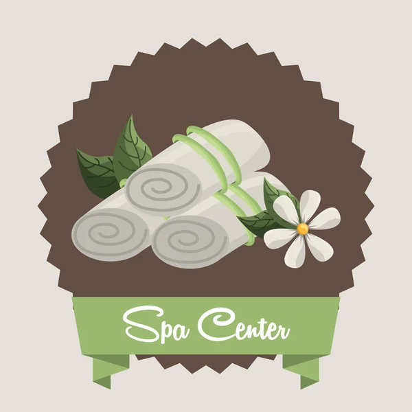 Diseño del centro de spa — Vector de stock