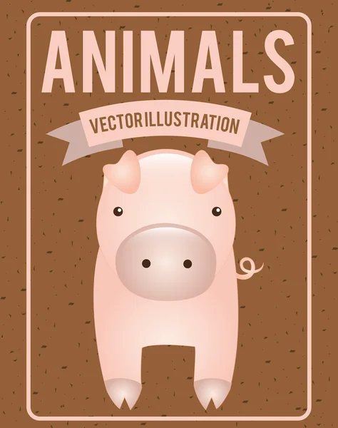 Animals design — Stock Vector