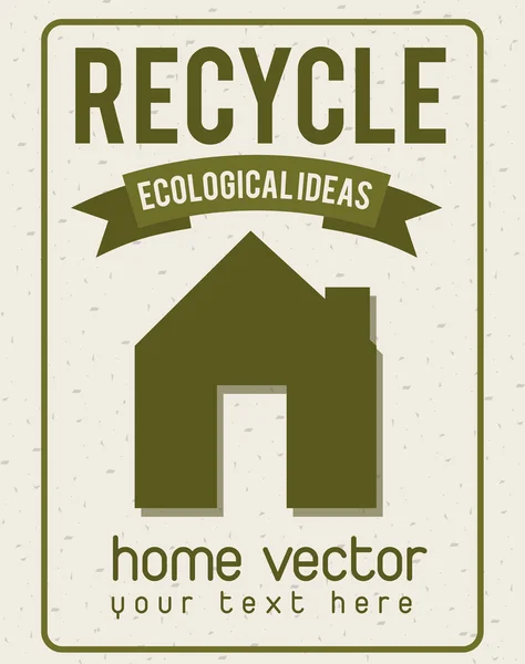 Eco design — Stockový vektor