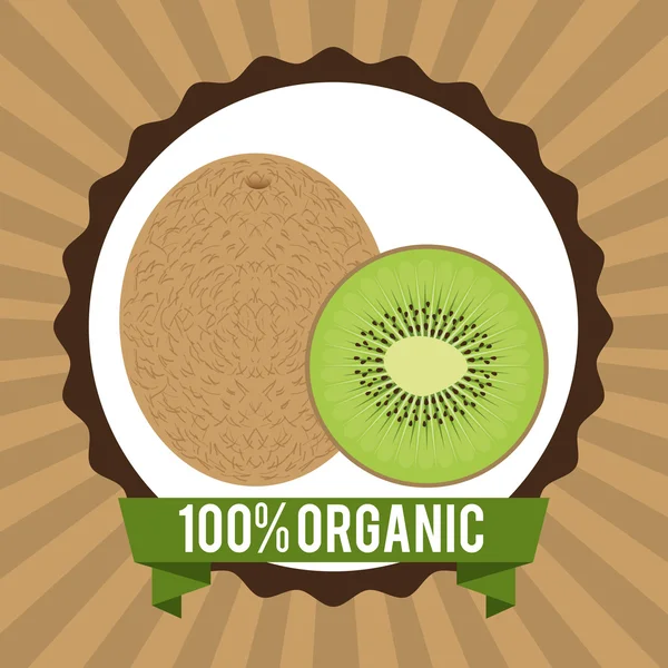 Diseño orgánico de alimentos saludables — Archivo Imágenes Vectoriales