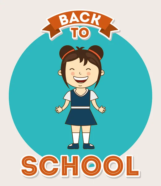 Back to school design — Stock Vector