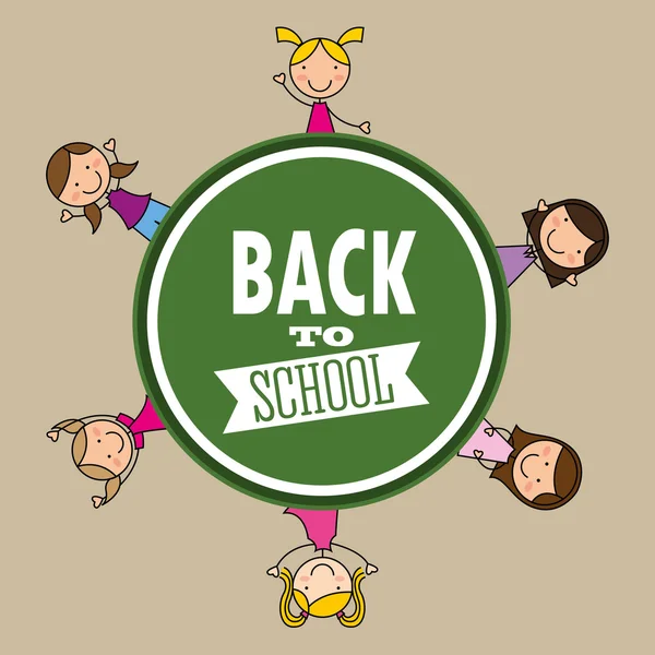 Back to school design — Stock Vector