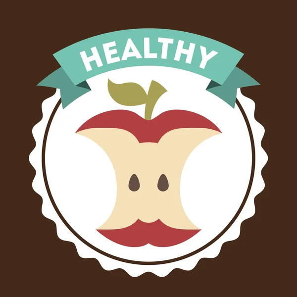 Diseño de alimentos saludables — Archivo Imágenes Vectoriales