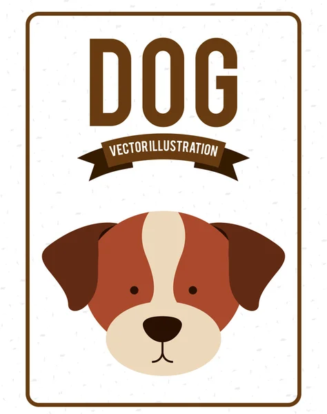 犬のデザイン — ストックベクタ