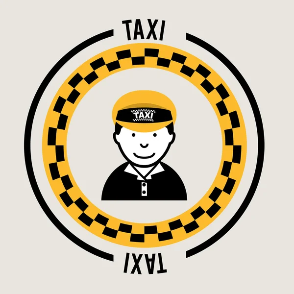 Taxi service design — Stock Vector