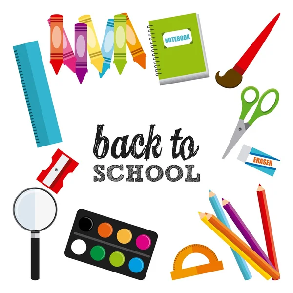 Back to school design — Stock Vector