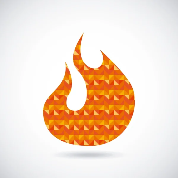 Fire icons design — Stock Vector