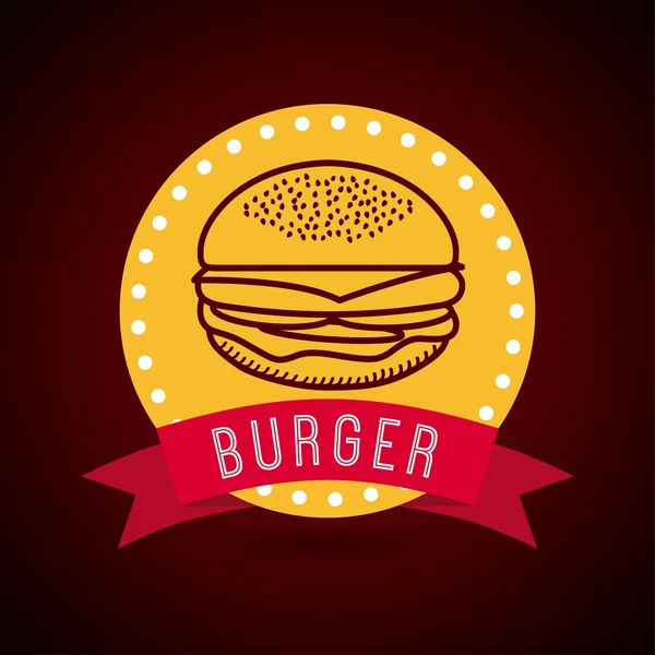 Fast Food — Stockvektor