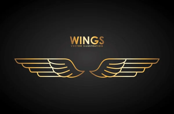 Conception des ailes — Image vectorielle