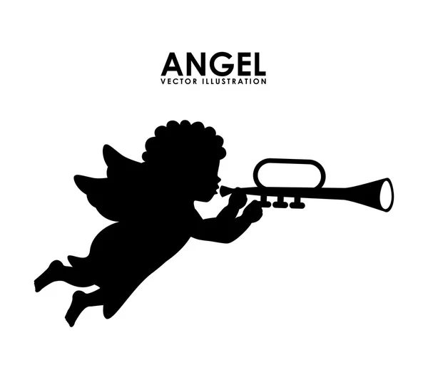 Ange design — Image vectorielle