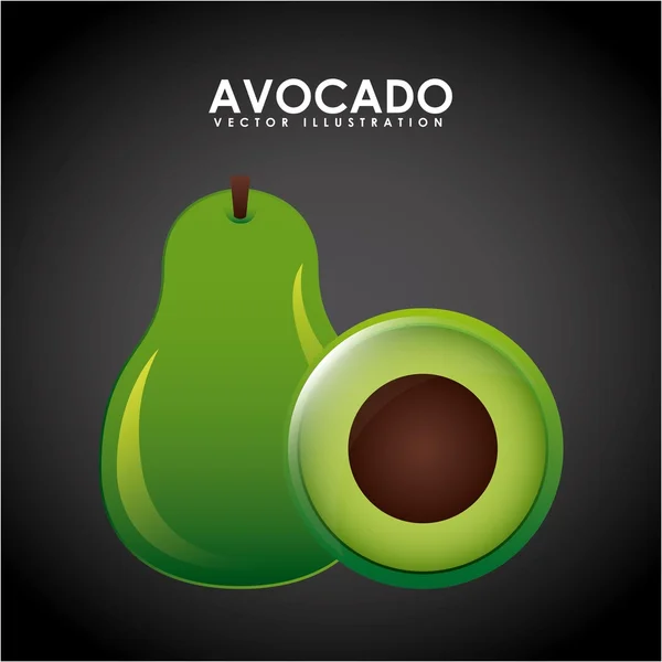 Avocado design — Stock Vector