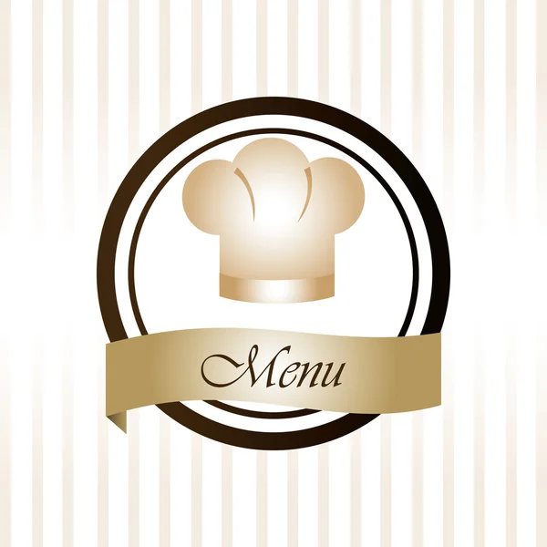 Design restaurant sur fond blanc illustration vectorielle — Image vectorielle