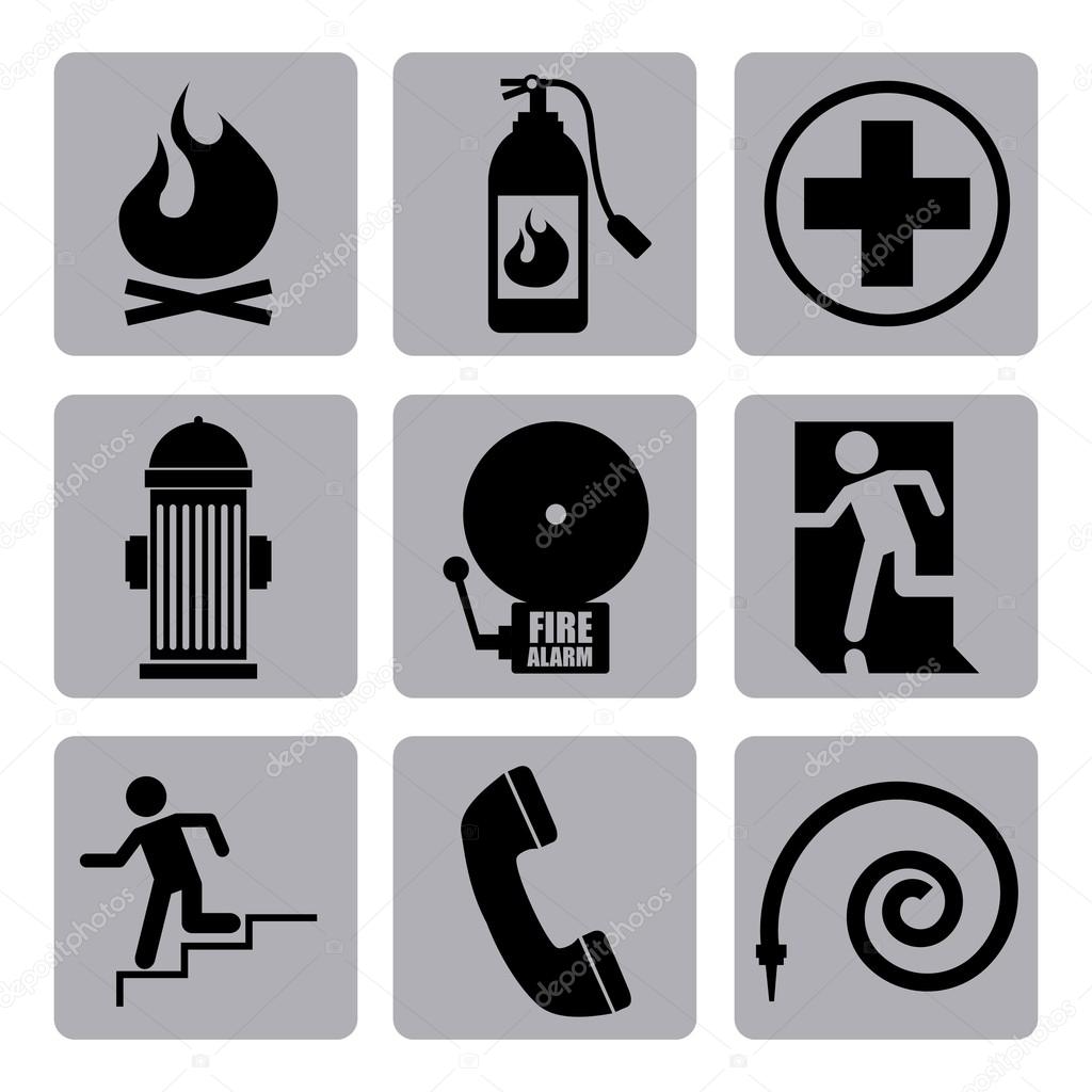 fire icons design 