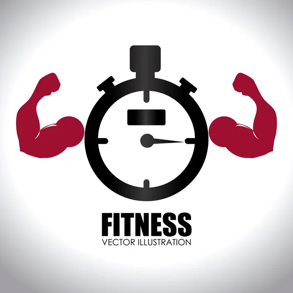 Diseño de fitness — Vector de stock