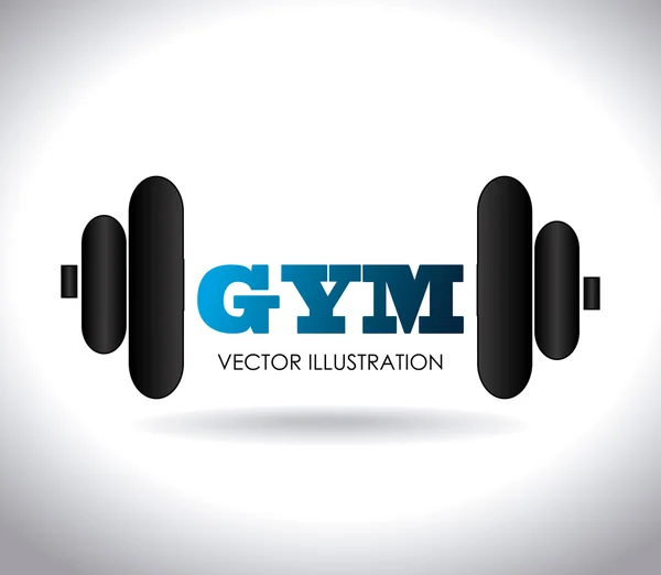 Design fitness — Vettoriale Stock