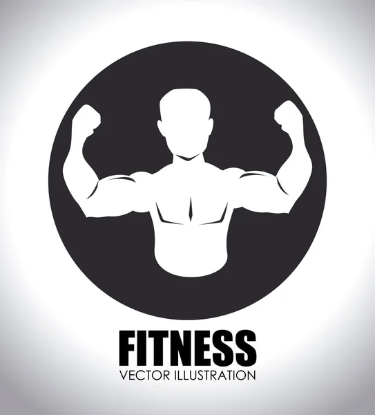 Fitness ontwerp — Stockvector