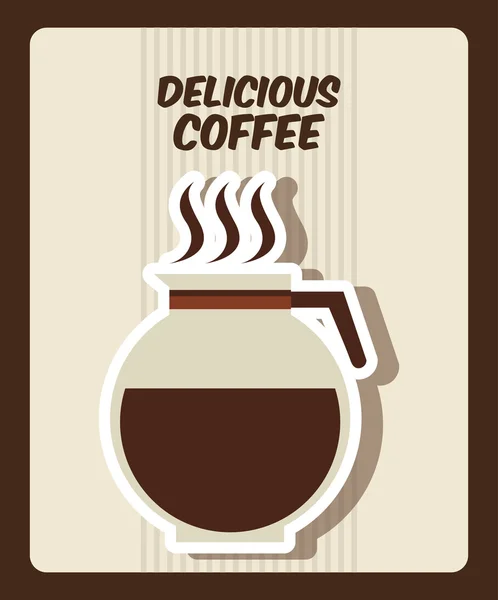 Koffie ontwerp — Stockvector