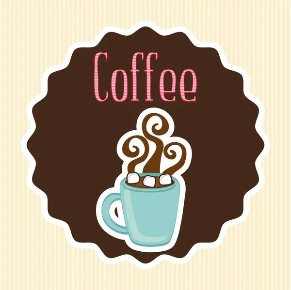 Diseño de café — Vector de stock