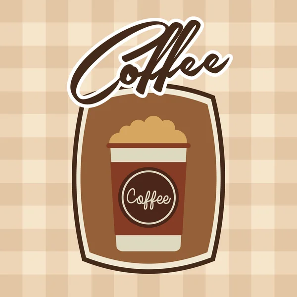 Koffie ontwerp — Stockvector