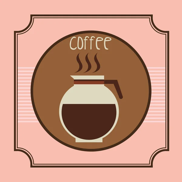 Kaffe design – Stock-vektor