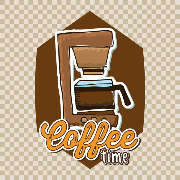 Diseño de café — Vector de stock