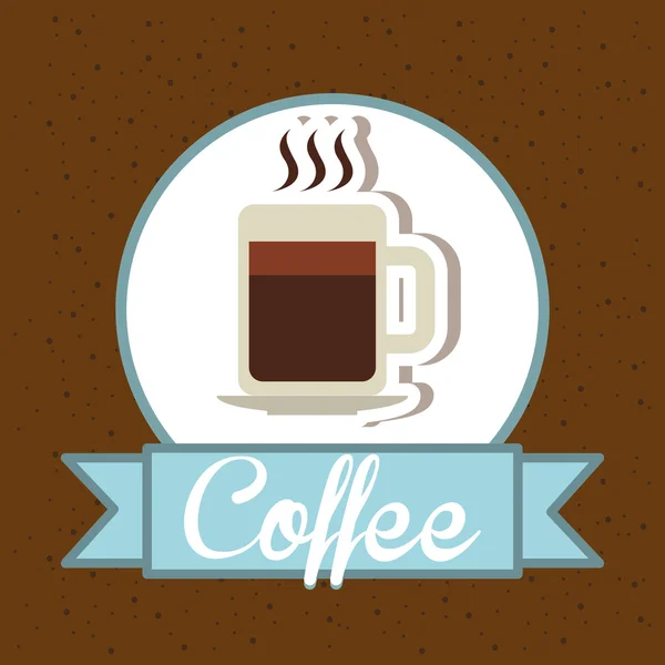 Diseño de café — Vector de stock