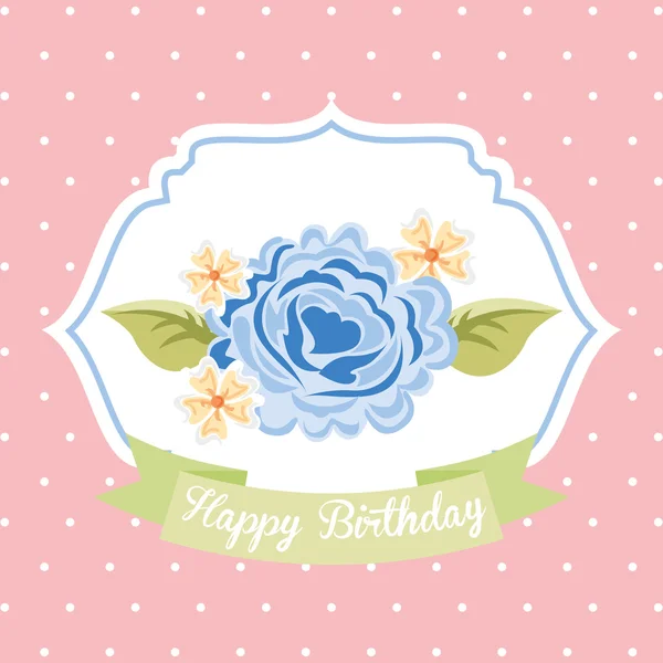 Diseño de cumpleaños — Vector de stock