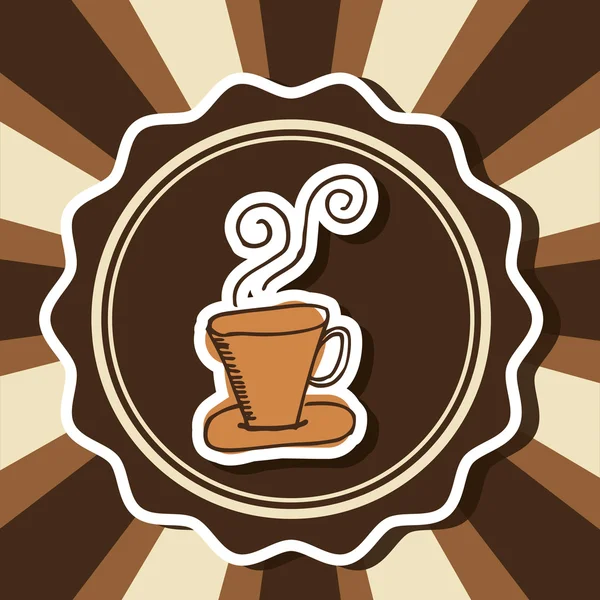 Diseño de café — Archivo Imágenes Vectoriales