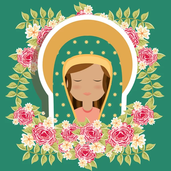 Diseño virgen — Vector de stock