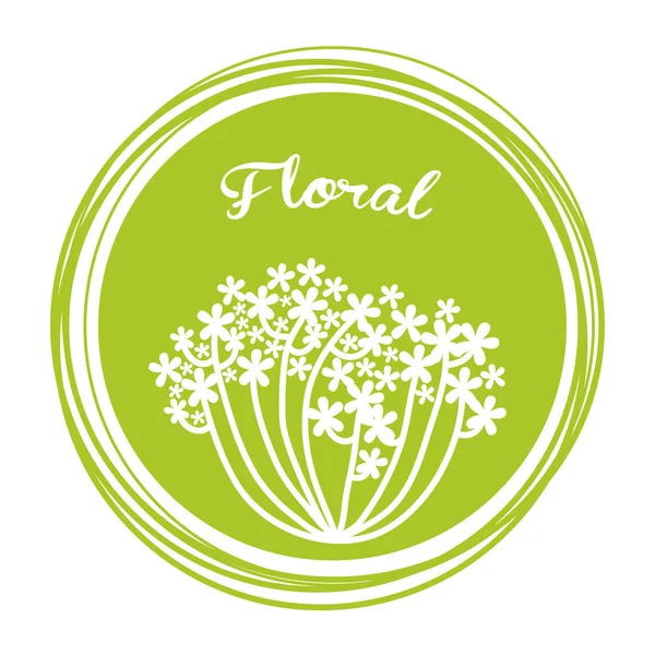 Diseño floral — Archivo Imágenes Vectoriales