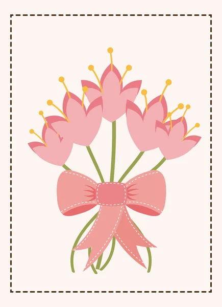 Diseño floral — Vector de stock