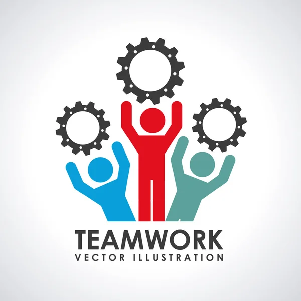 Teamwork design — Stock Vector