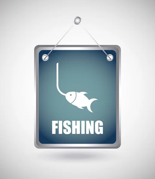 Conception de pêche — Image vectorielle