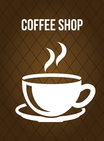 Diseño de café — Vector de stock