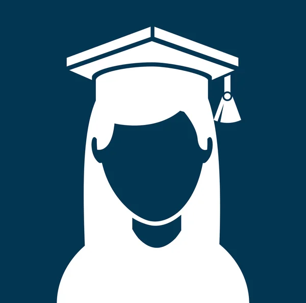 Diseño de graduación — Vector de stock