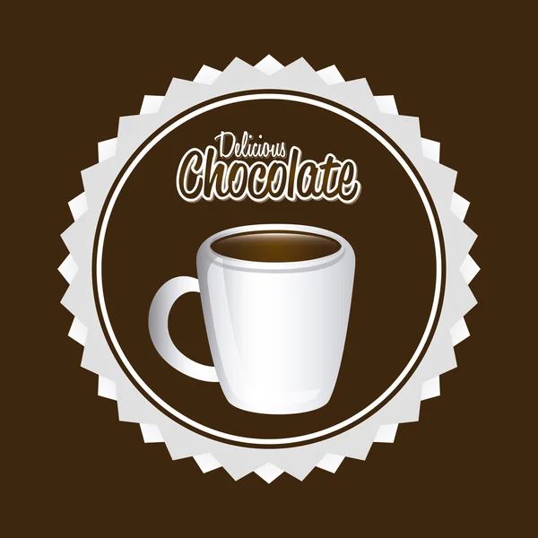 Chocolate design — Stock Vector