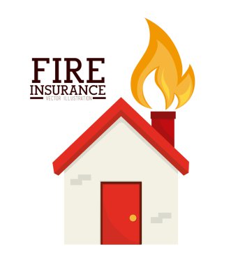 Firefigther tasarım üzerinde beyaz arka plan vektör çizim