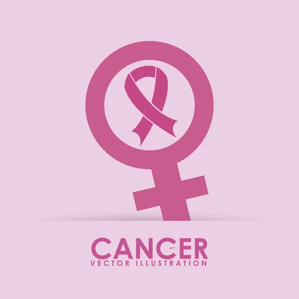 Conception du cancer du sein — Image vectorielle