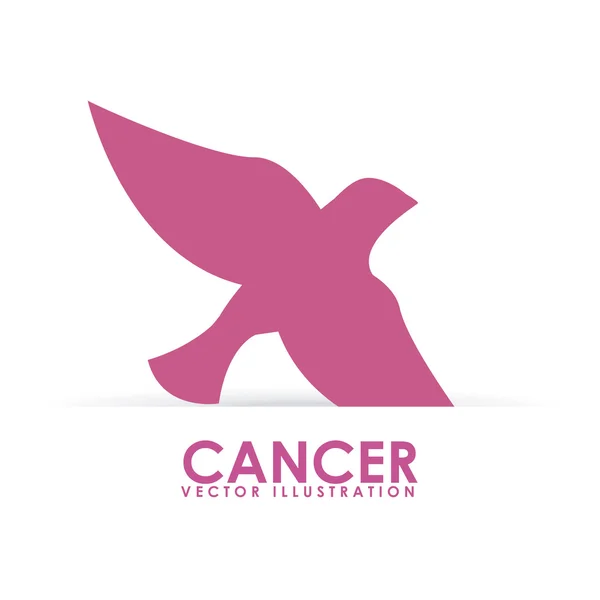 Borst kanker ontwerp — Stockvector